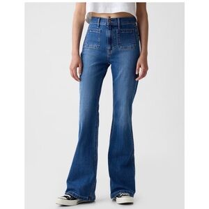Gap Women Medium Indigo 70s High Rise Flare
Jeans Size 29